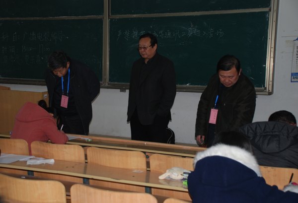 省招生考試院領導來濰坊學院巡視藝術類專業考試工作