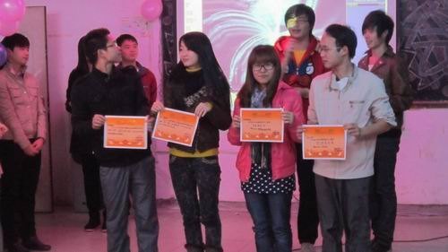 經濟與貿易學院組織秀靈校區(qū)學生開展2012迎新年茶話晚會