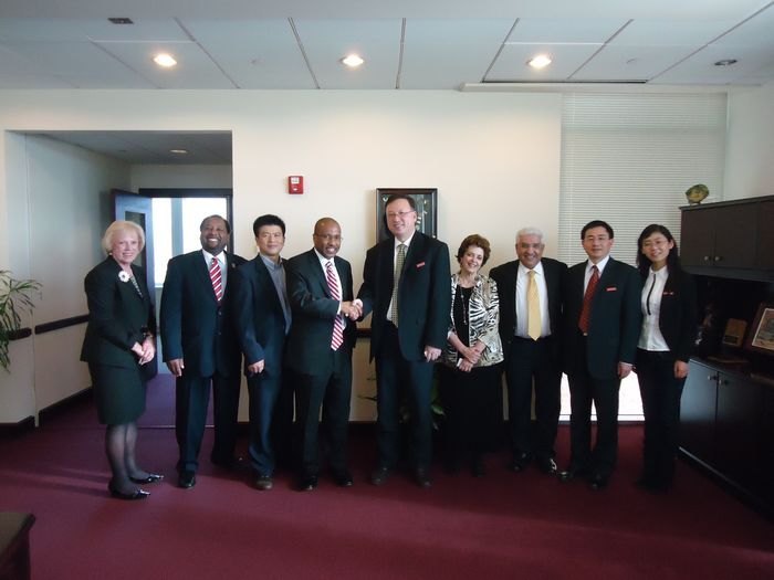 三明學院赴美代表團參訪美國特拉華州有關高校