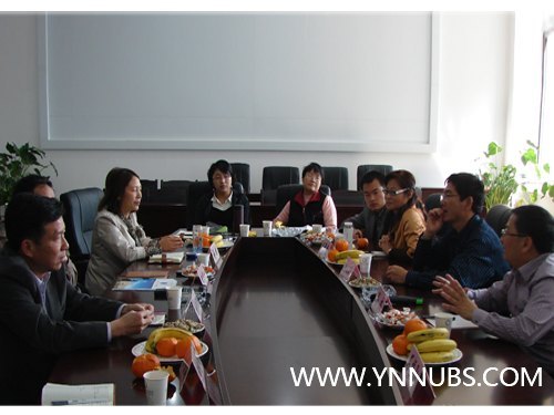 云南大學滇池學院到云南師范大學商學院楊林校區交流訪問,共謀發展