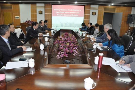 雅禮協會代表團到訪中南大學