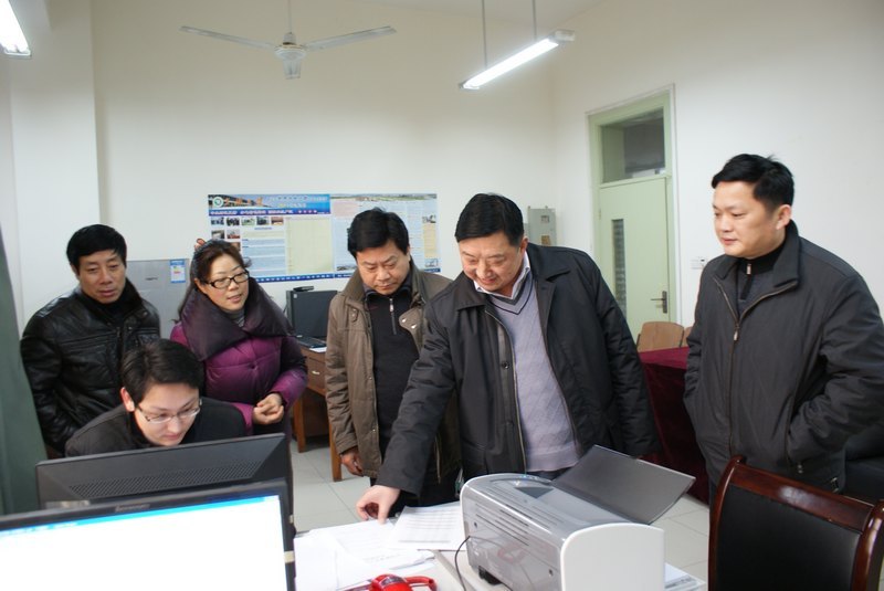 副董事長譚志松視察三峽大學科技學院評估工作進展情況