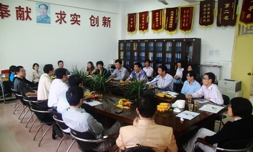 廣東第二師范學院生物系領導到惠州學院生科系及旅游系交流