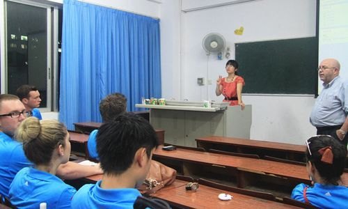 加拿大卡普蘭諾大學師生一行來訪惠州學院