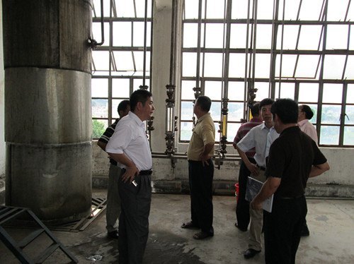 化學學院到信宜松原化工有限公司調研