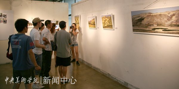 繼續教育學院2012屆美術教育研修班青海互助寫生作品展開幕