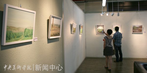繼續教育學院2012屆美術教育研修班青海互助寫生作品展開幕