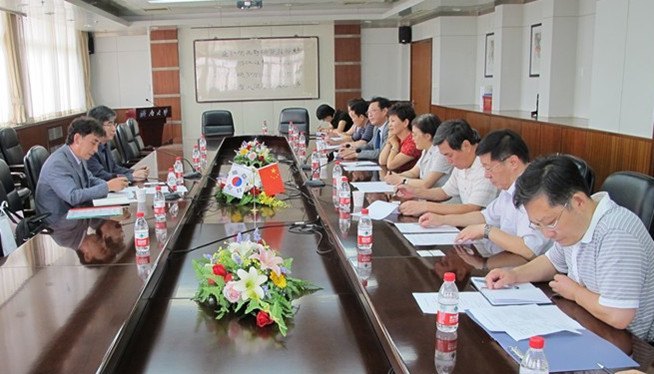 韓國中部大學客人來訪