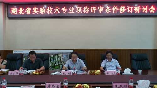 湖北省實驗系列職稱評審條件修訂研討會在湖北工業大學召開
