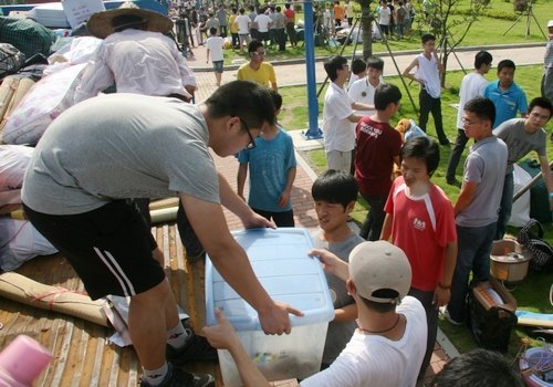 生命、醫化兩學院學生喜遷椒江校區