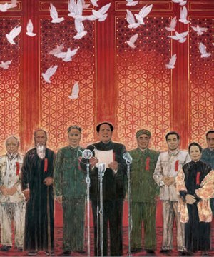 “再創唐風——唐勇力中國畫作品展”在中國美術館展出