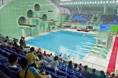 2012年全國青年跳水錦標賽在惠州學院金山湖游泳跳水館舉行