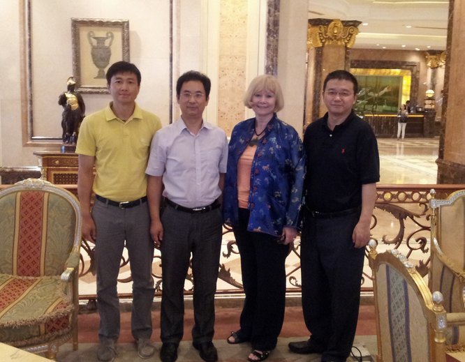 于光輝院長與美國曼斯菲爾德大學(xué)代表會(huì)談