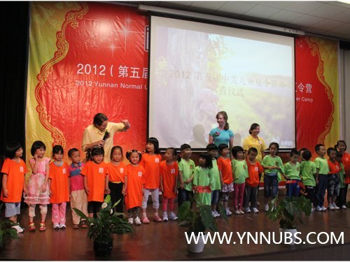 “中—美文化交流英語夏令營”中小學(xué)(學(xué)前)營順利開營