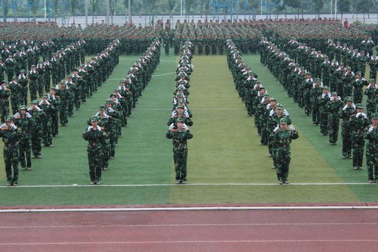 重慶醫科大學2011級學生軍訓圓滿結束