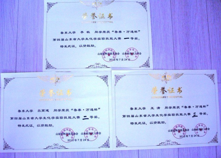 化學與材料科學學院在山東省大學生化學實驗技能大賽中再創佳績