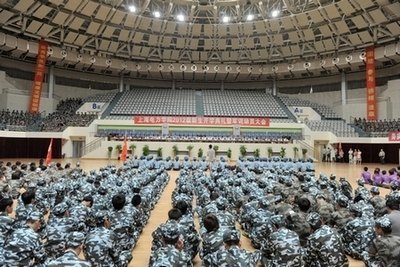 上海電力學院隆重舉行2012級新生開學典禮暨軍訓動員大會