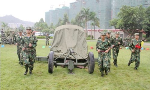 惠州學院民兵防空分隊圓滿完成演練考核任務