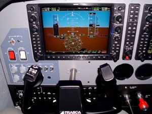 濱州學院首臺塞斯納Cessna-172飛行模擬機運行成功