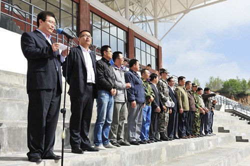 長春建筑學(xué)院2012級新生軍訓(xùn)開營儀式