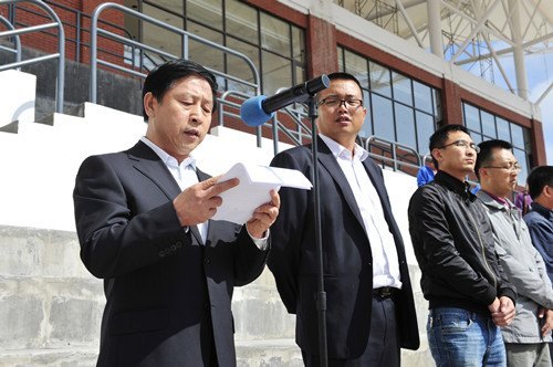 長春建筑學(xué)院2012級新生軍訓(xùn)開營儀式