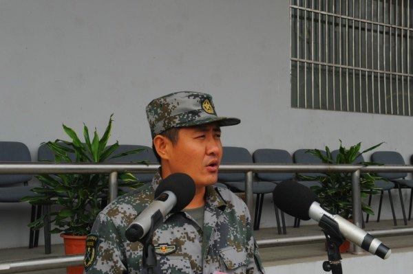 南京大學金陵學院舉行2012級新生軍訓動員大會