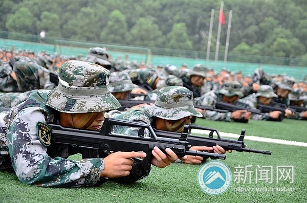 2012級新生開學典禮暨軍訓動員大會隆重舉行