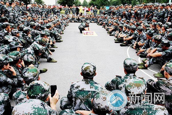 天公作美 軍訓更精彩