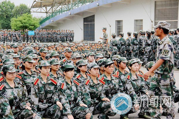 天公作美 軍訓更精彩