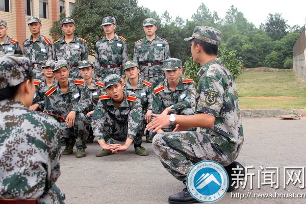 天公作美 軍訓更精彩