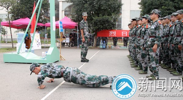 天公作美 軍訓更精彩