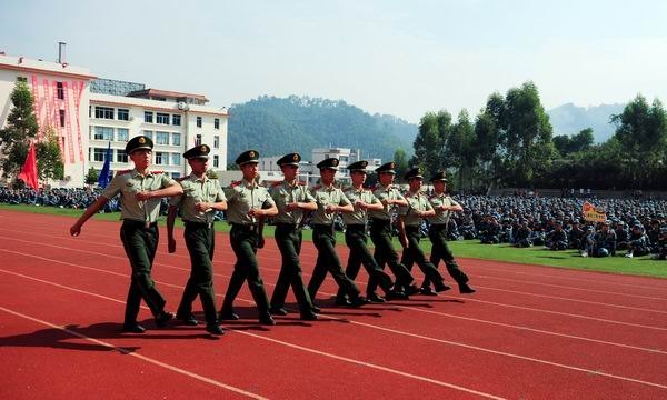 三明學院隆重舉行2012級新生開學典禮暨軍訓開訓儀式