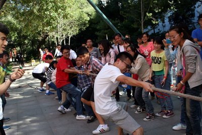 水保院新生拔河比賽促團結