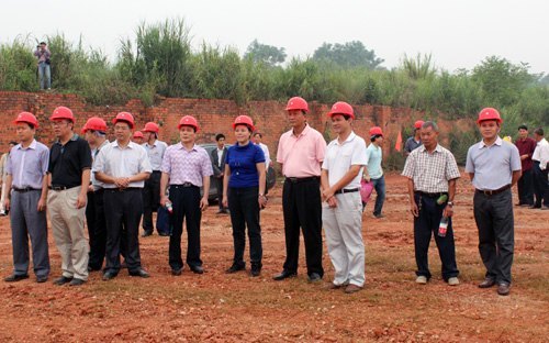 廣西師范學院五合新校區平整場地工程正式開工