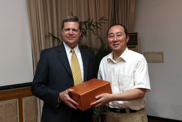 美國中西州立大學副校長Keith Lamb一行訪問常州工學院