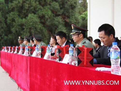 云南師范大學商學院舉行2012級新生軍訓匯報表演暨開學典禮儀式