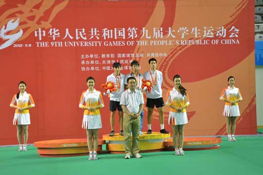 晉中學院毽球隊在全國第九屆大學生運動會中勇創佳績