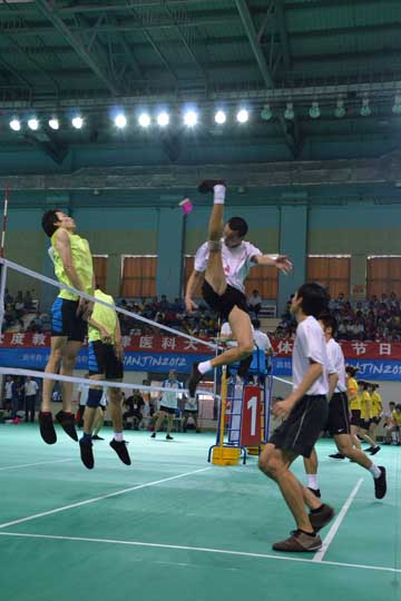 晉中學院毽球隊在全國第九屆大學生運動會中勇創佳績