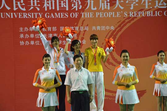 晉中學院毽球隊在全國第九屆大學生運動會中勇創佳績