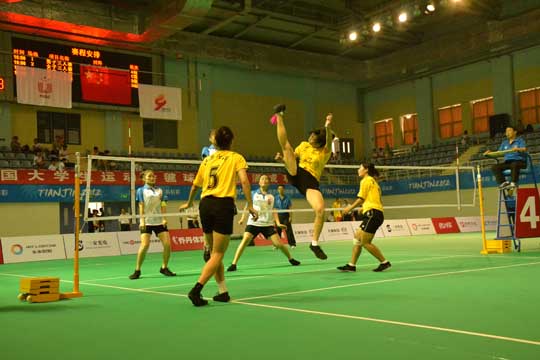 晉中學院毽球隊在全國第九屆大學生運動會中勇創佳績