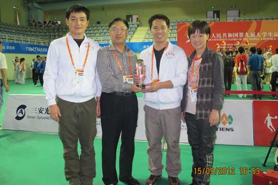 晉中學院毽球隊在全國第九屆大學生運動會中勇創佳績