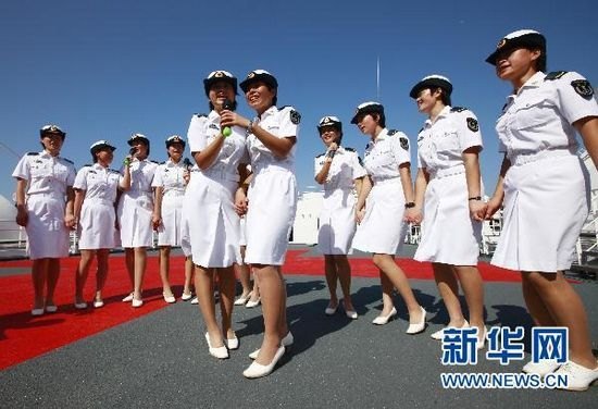 從南藝走出的航母女兵