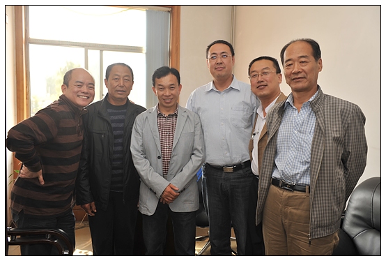 石占明及祁太秧歌名家來晉中學(xué)院訪問