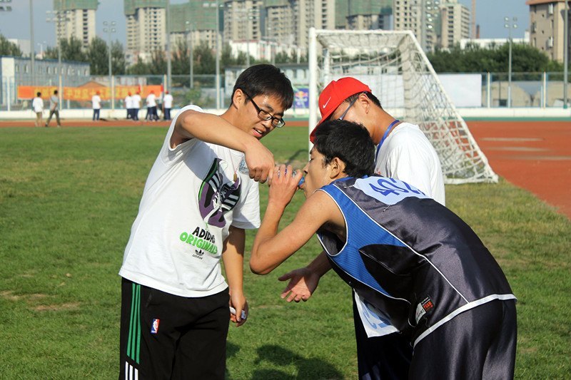 競技場下的感動