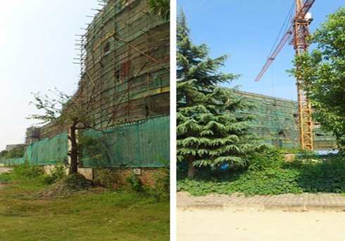 學院交流中心主體順利封頂