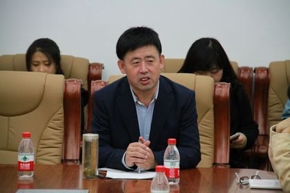 楊延東校長與學生代表座談