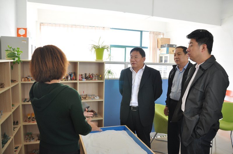 學(xué)院領(lǐng)導(dǎo)視察心理咨詢室