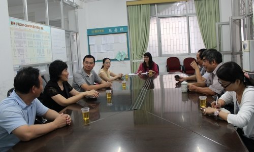 李韶春副書記到數學系指導校友工作