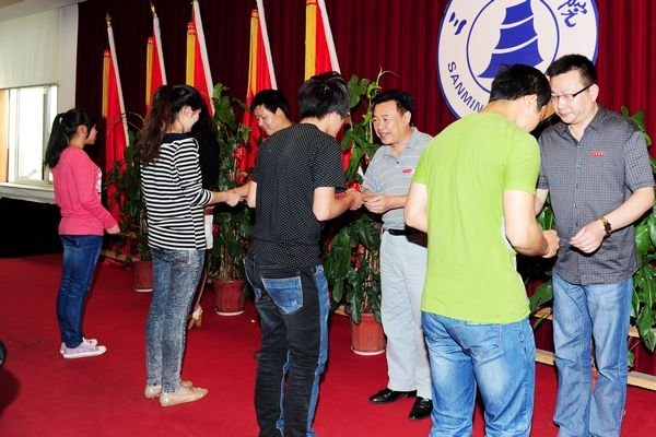 臺商馬福官總裁再次資助三明學院家庭經濟困難學生