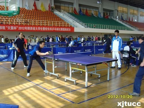 西安交通大學(xué)城市學(xué)院獲2012陜西省第十七屆高等院校“校長(zhǎng)杯”乒乓球比賽團(tuán)體第一名